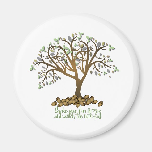 Family Tree Nuts Magnet (Front)