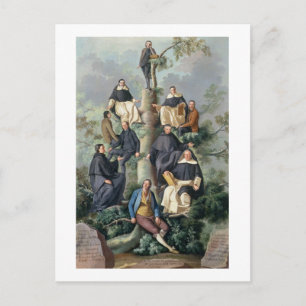 Family Tree of the Sammartin Family, 1787 Postcard