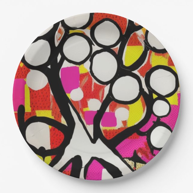 Family Tree Paper Plate (Front)