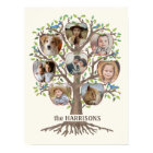 Family Tree Photo Collage 8 Pictures Name Lt Beige