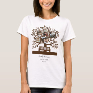 Family Tree Photo Collage Template Personalized T-Shirt