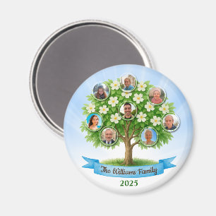 Family Tree Photo Love Gathering keepsake Gift Magnet