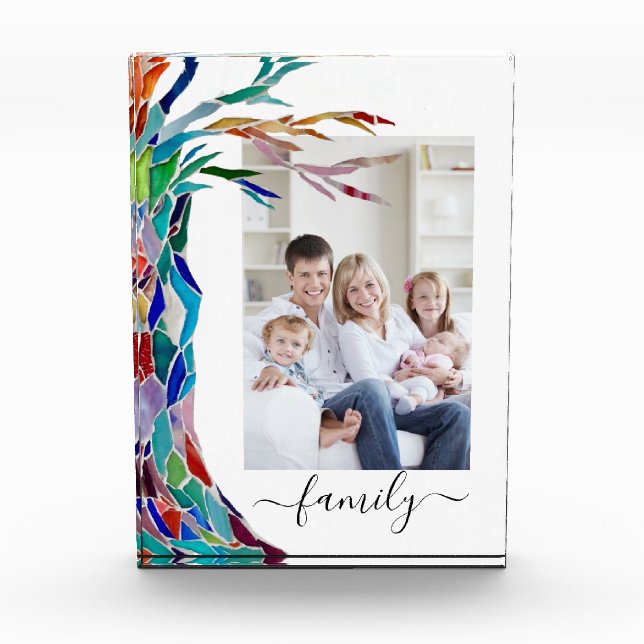 Family Tree Picture Photo Block (Front)