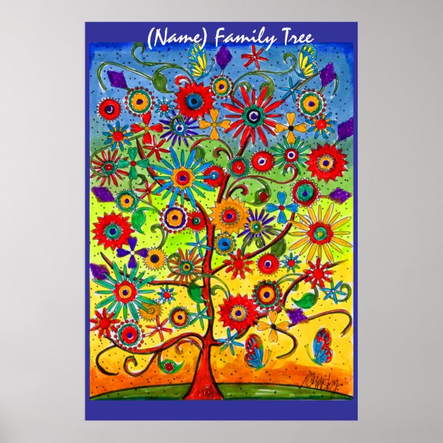 Family Tree- Poster to be customised (Front)