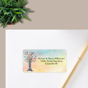 Family Tree Return Address Label