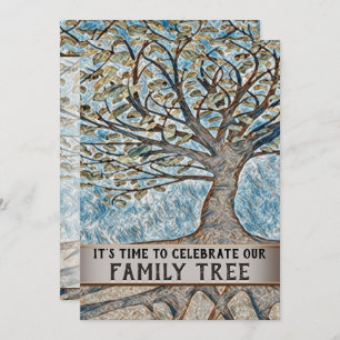 Family Tree Reunion Invitation