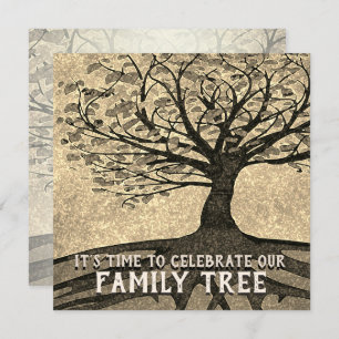 Family Tree Reunion Invitation