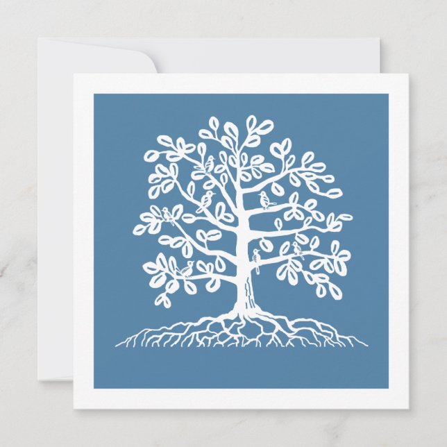 Family tree reunion invitation (Front)