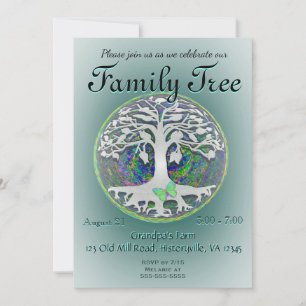 Family Tree Reunion Invitation