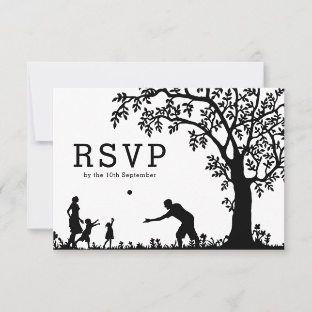 Family Tree Reunion  RSVP Card (Front)