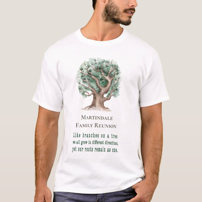 Family Tree Reunion T-Shirt (Front)