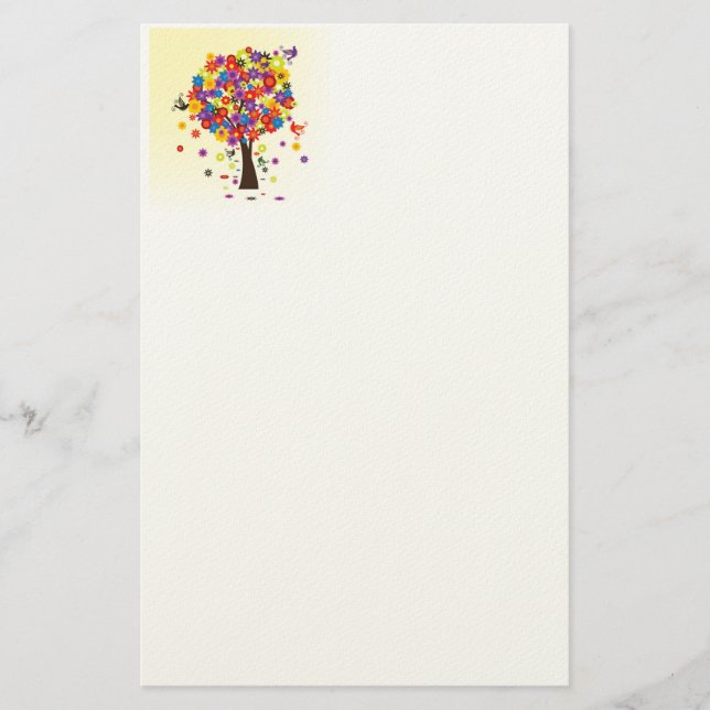 Family Tree Stationary Stationery (Front)