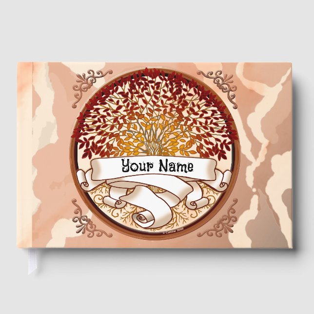 Family Tree Surname foil book (Front)