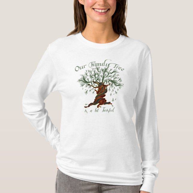 Family Tree Twisted T-Shirt (Front)