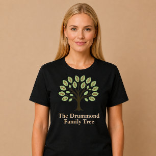 Family Tree With Birth Years T-Shirt