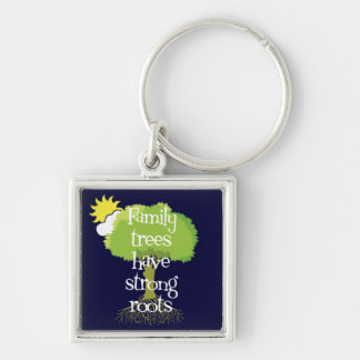 Family Trees Have Strong Roots Genealogy Key Ring