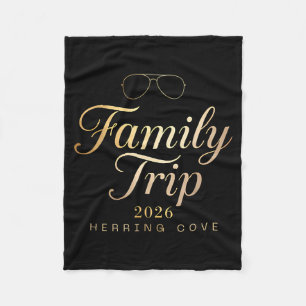 Family Trip 2026 Herring Cove Weekend 2026 Summer Fleece Blanket