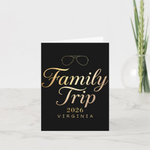 Family Trip 2026 Virginia Weekend 2026 Summer Card