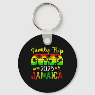Family Trip Jamaica 2025 Summer Vacation Beach Mat Key Ring