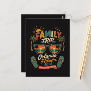 Family Trip Orlando Florida 2026 Postcard
