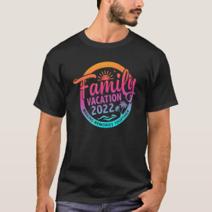 Family Trip Summer Vacation Beach 2022 Vintage T-Shirt
