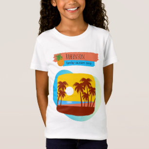 Family Tropical Vacation Matching Souvenir T-Shirt