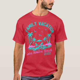 Family Vacation 2022 Palm Tree California Santa Mo T-Shirt