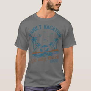 Family Vacation 2022 Palm Tree New Jersey Cape May T-Shirt