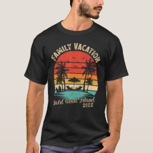Family Vacation 2022 Vintage Florida Bald Head Isl T-Shirt