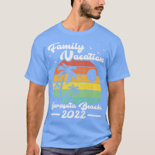 Family Vacation 2022 Vintage Florida Sarasota Beac T-Shirt