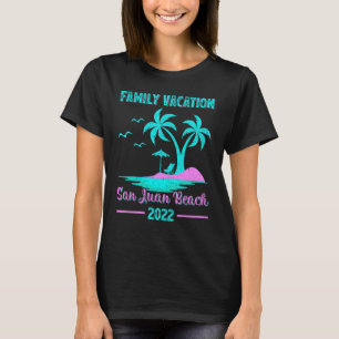 Family Vacation 2022 Vintage Puerto Rico San Juan  T-Shirt