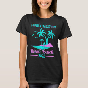 Family Vacation 2022 Vintage Style Australia Bondi T-Shirt