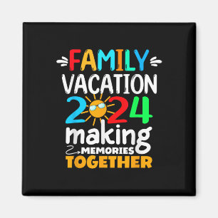 Family Vacation 2024 Beach Matching Summer Family Magnet