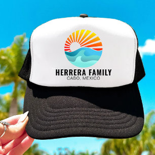 Family Vacation 2024 Beach Matching Summer Reunion Trucker Hat