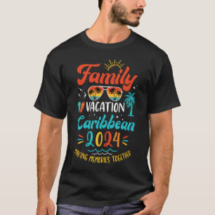 Family Vacation 2024 Caribbean Matching Summer Vac T-Shirt