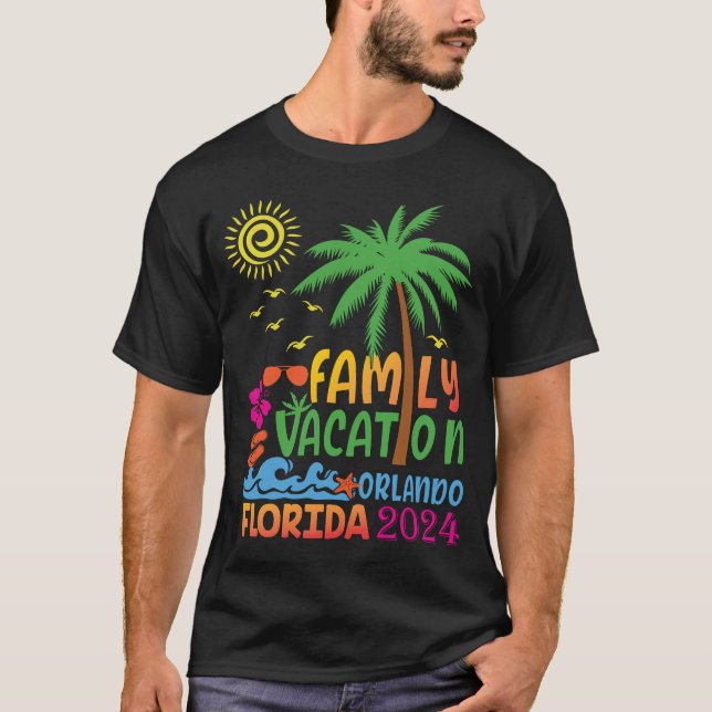 Family Vacation 2024 Orlando Vacation Trip 2024  T-Shirt (Front)