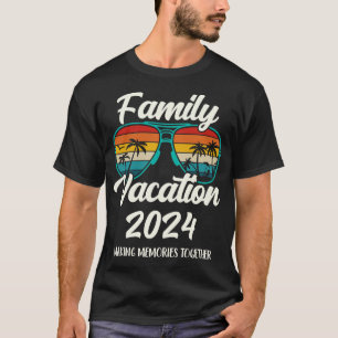 Family Vacation 2024 Summer Vacation Beach Cruise T-Shirt