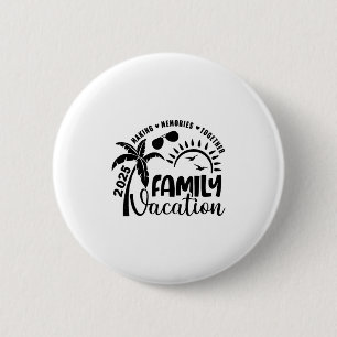 Family Vacation 2025 Beach Matching Family Summer 6 Cm Round Badge