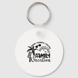 Family Vacation 2025 Beach Matching Family Summer Key Ring