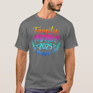 Family Vacation 2025 Beach Matching Family Summer T-Shirt