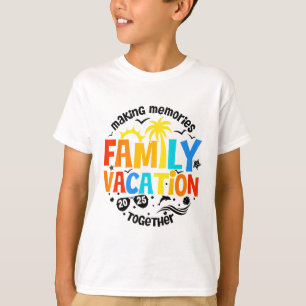Family Vacation 2025 Beach Matching Family Summer T-Shirt