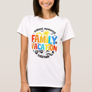 Family Vacation 2025 Beach Matching Family Summer T-Shirt