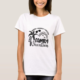 Family Vacation 2025 Beach Matching Family Summer T-Shirt