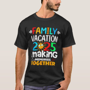 Family Vacation 2025 Beach Matching Summer Family T-Shirt