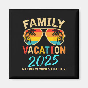 Family Vacation 2025 Beach Matching Summer Vacatio Magnet