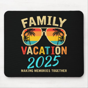 Family Vacation 2025 Beach Matching Summer Vacatio Mouse Pad