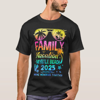 Family Vacation 2025 Myrtle Beach Matching Memorie T-Shirt