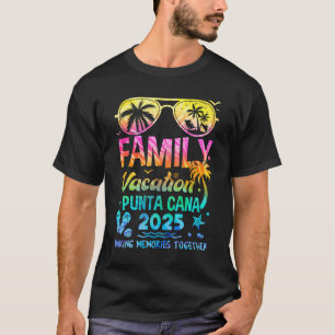 Family Vacation 2025 Punta Cana Matching Memories T-Shirt