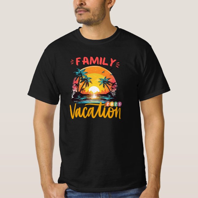 FAMILY VACATION 2025 summer trip T-Shirt (Front)