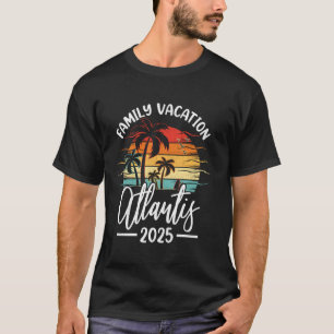 Family Vacation 2025 Vintage Bahamas Atlantis Beac T-Shirt